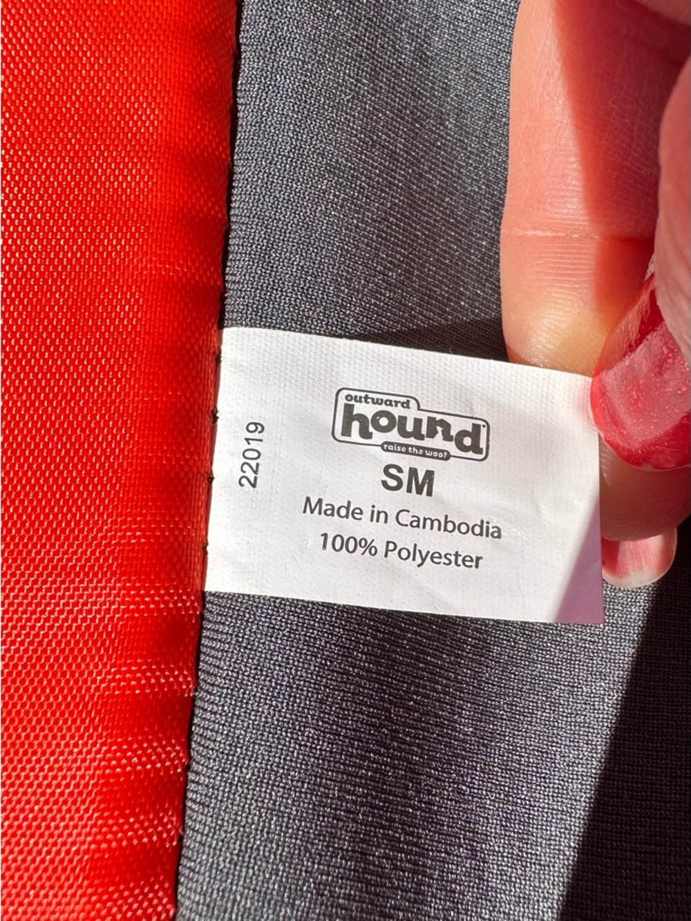 Outward Hound Orange and Gray Dog Life Jacket - Picture 10 of 12